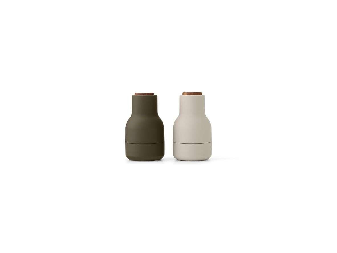 Audo Copenhagen – Bottle Grinder Small H11,5 Green/Beige 2-pack