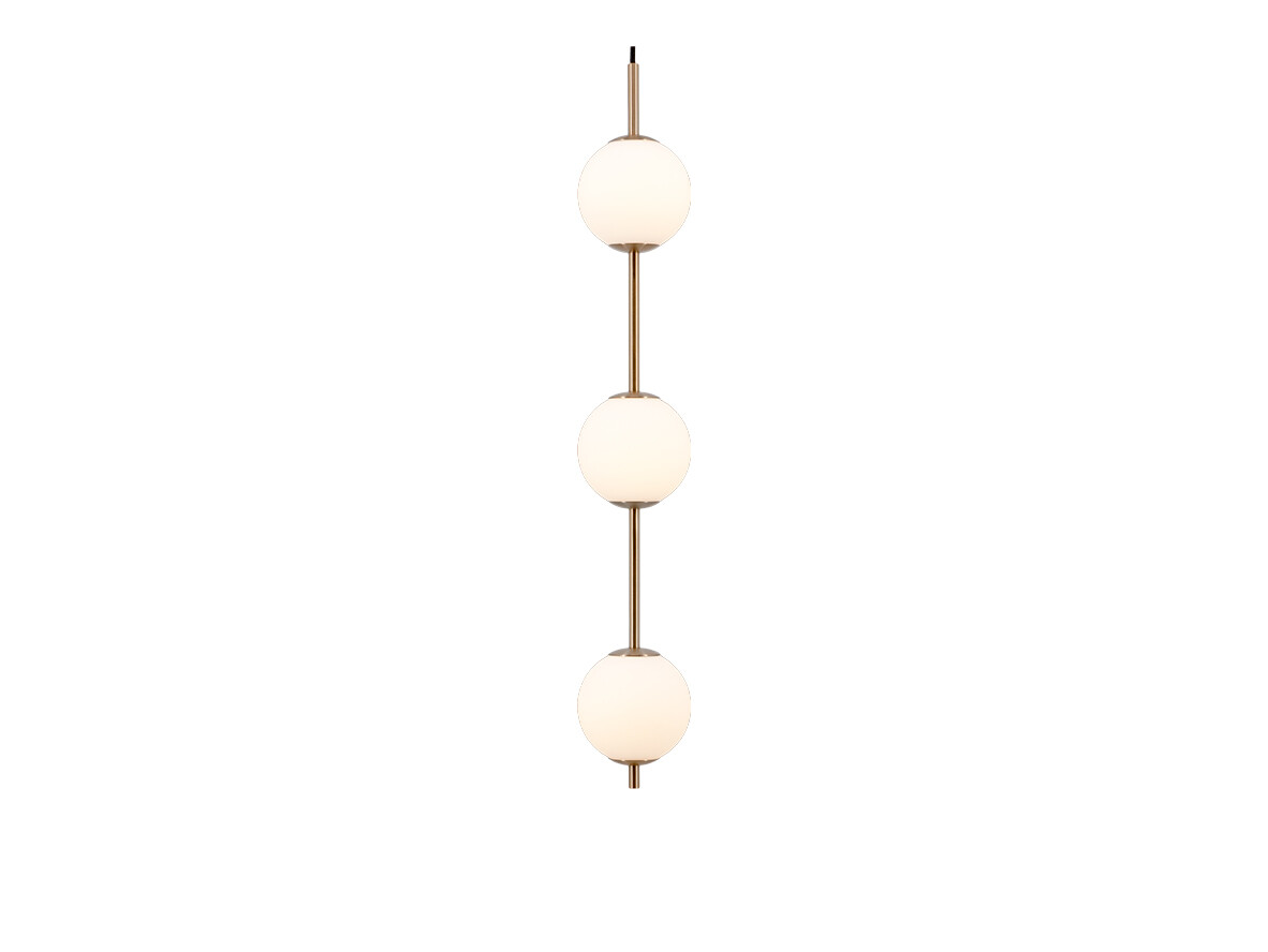 UMAGE - Audrey 3 Hanglamp Brass/White Opal