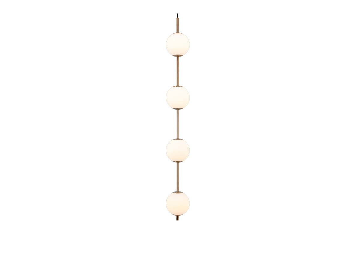 UMAGE - Audrey 4 Hanglamp Brass/White Opal