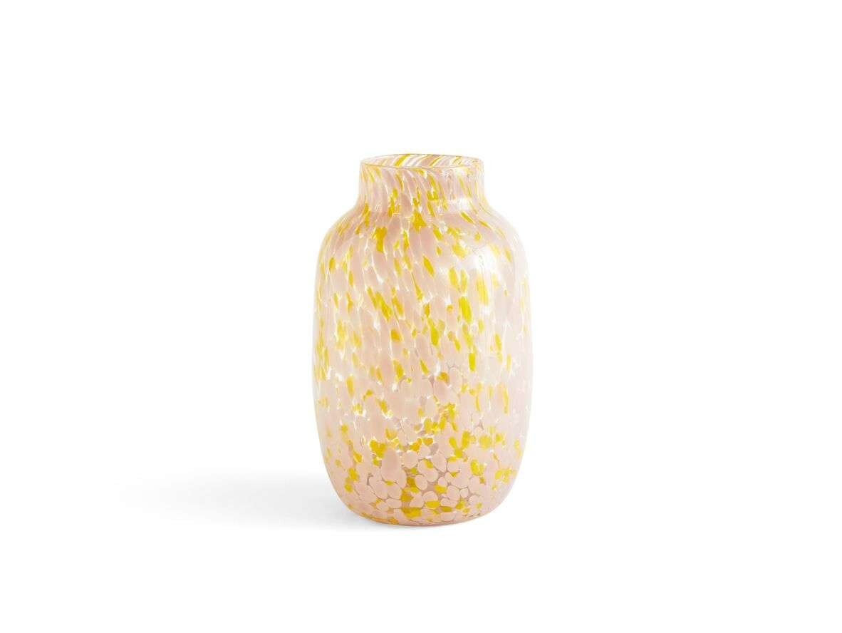 HAY – Splash Vase Round Large Light Pink/Yellow