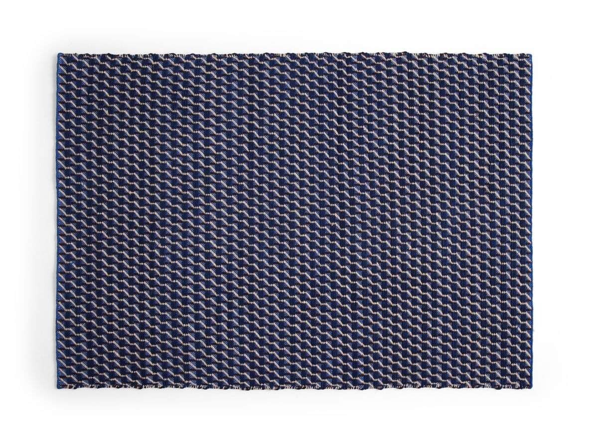 HAY – Channel Rug 50×80 Blue/White