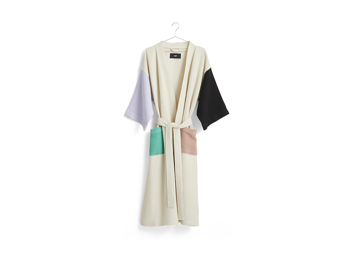 HAY – Waffle Bathrobe Off-White/Multi Hay