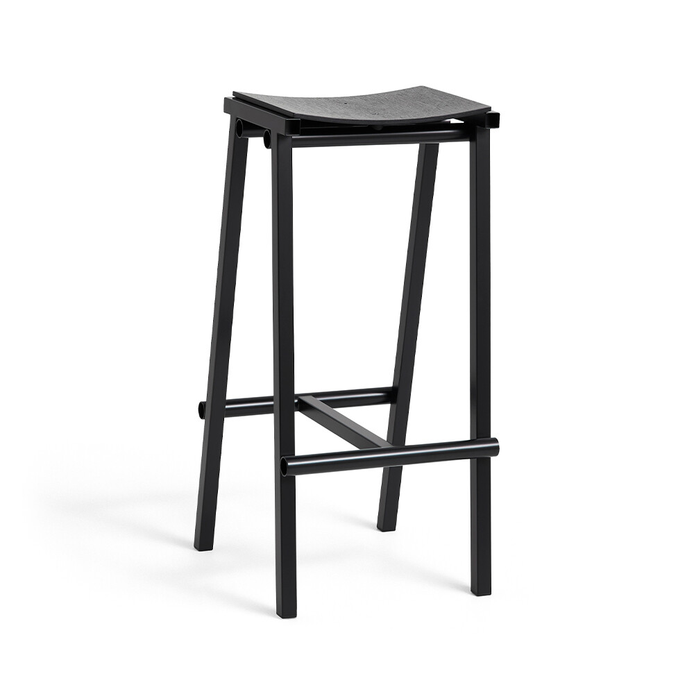 HAY - Taburete 8 Bar Stool High Black