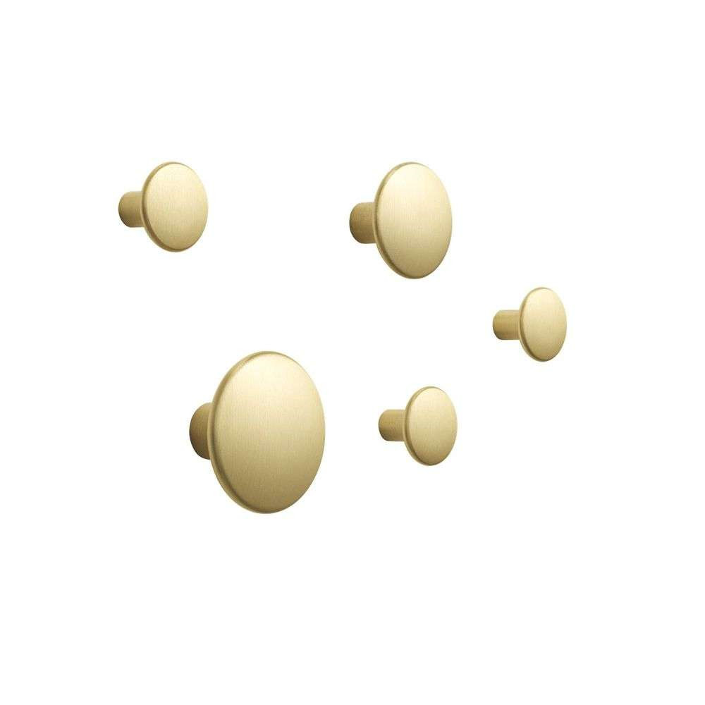 Muuto – Dots Metal Set Of 5 Brass Muuto