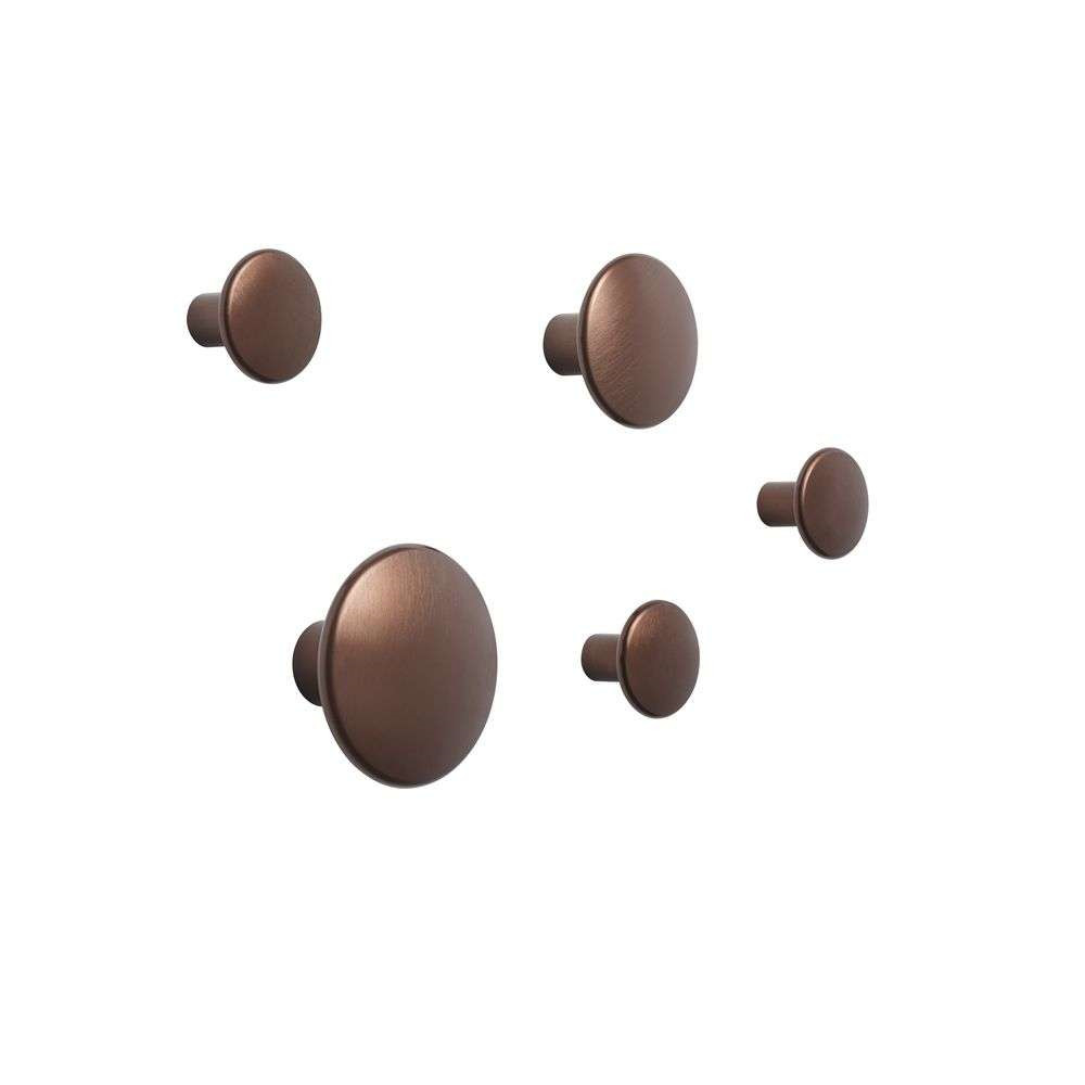 Muuto – Dots Metal Set of 5 Umber