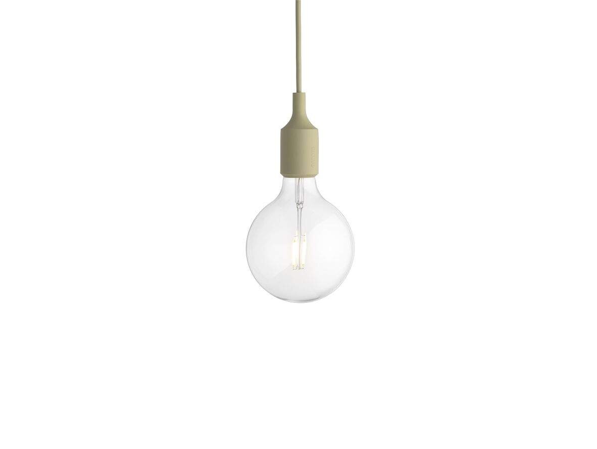 Muuto – E27 Riippuvalaisin Beige/Green