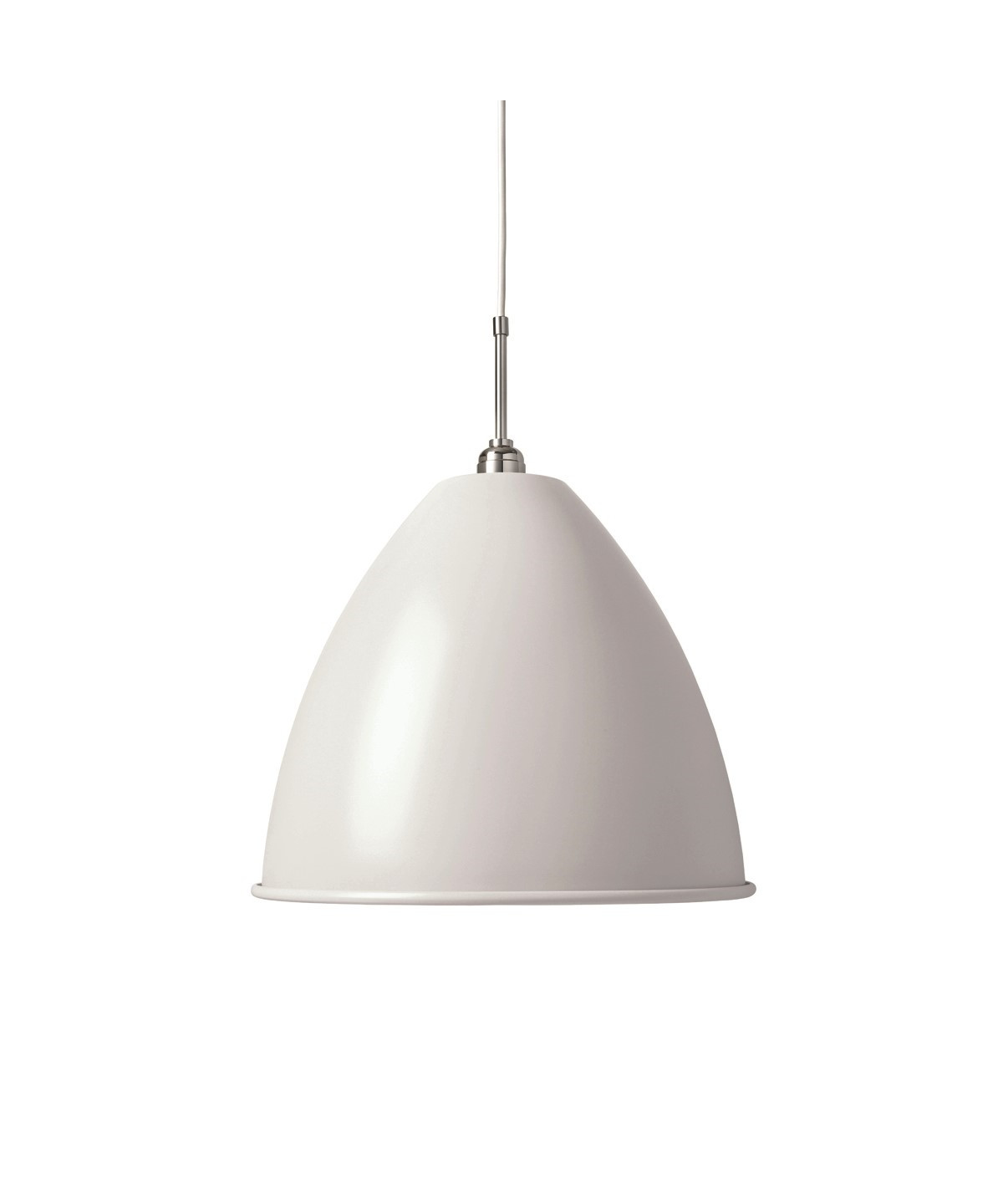 GUBI - Bestlite Bl9 Hanglamp Ø40 Chroom Matte Wit