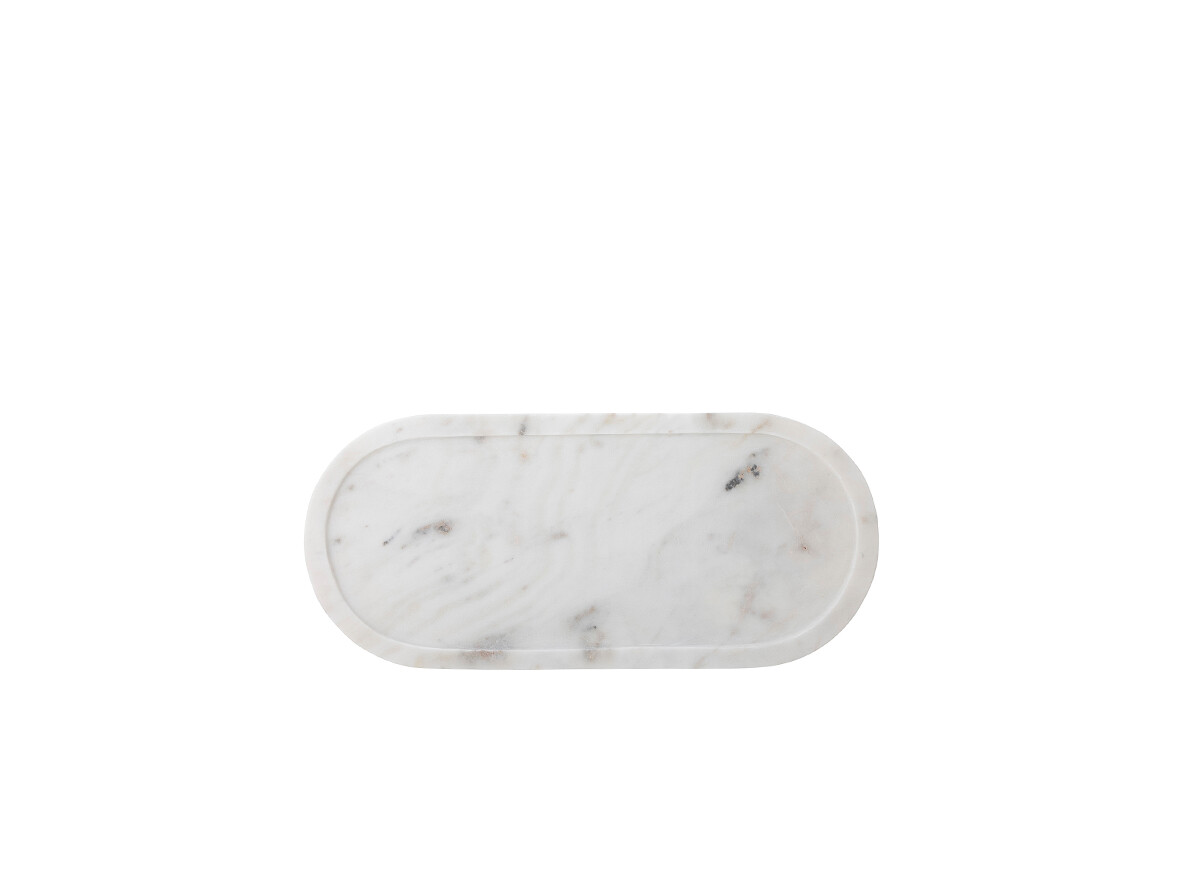 Bloomingville – Emmaluna Tray White Marble Bloomingville