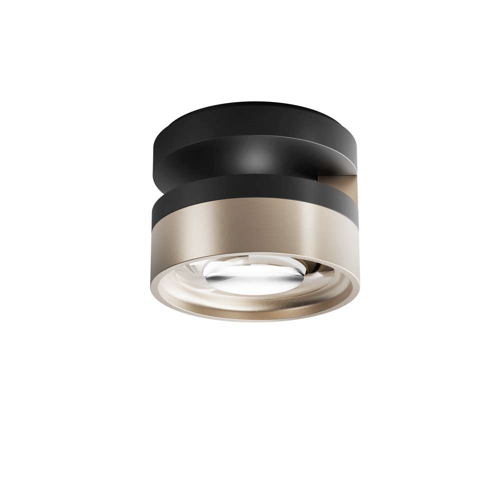 Light-Point - Blade C1+ Slim Plafondlamp Matt Black/Silver Gold