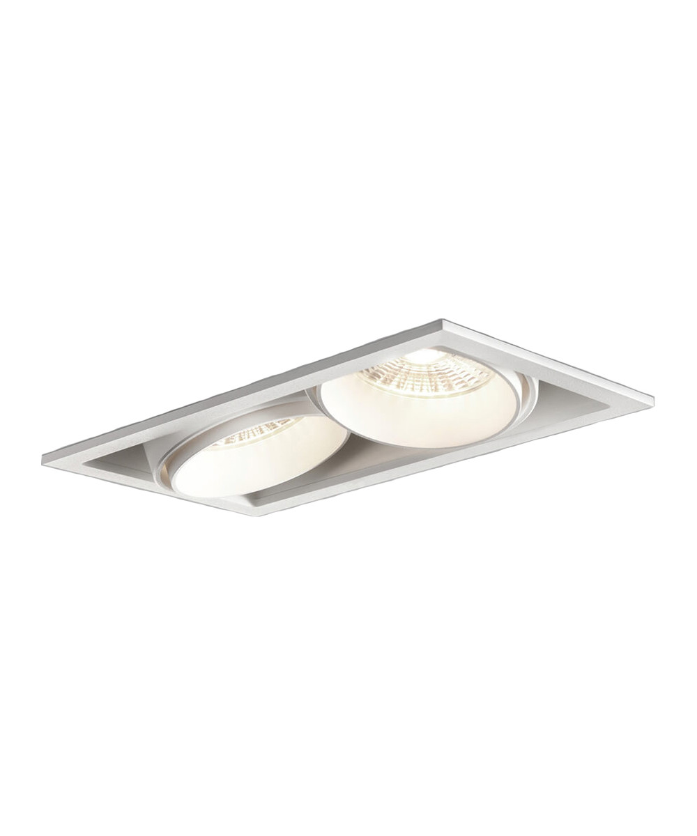 LIGHT-POINT – Ghost 2 Upotettavaspotti 2x6W 2700/3000K Valkoinen Light-Point