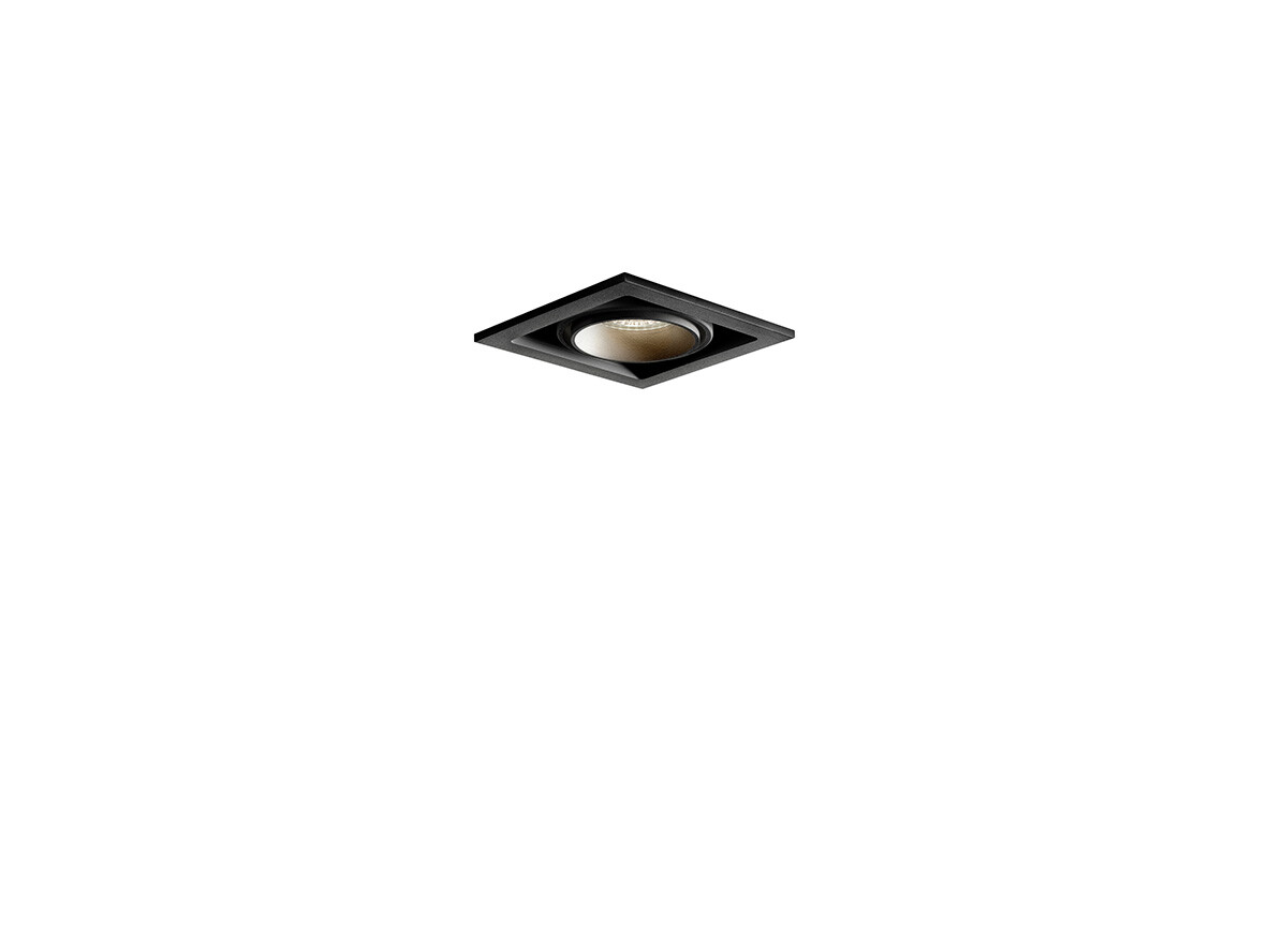 LIGHT-POINT - Ghost 1 Ingebouwd Spot 6W 2700/3000K Black