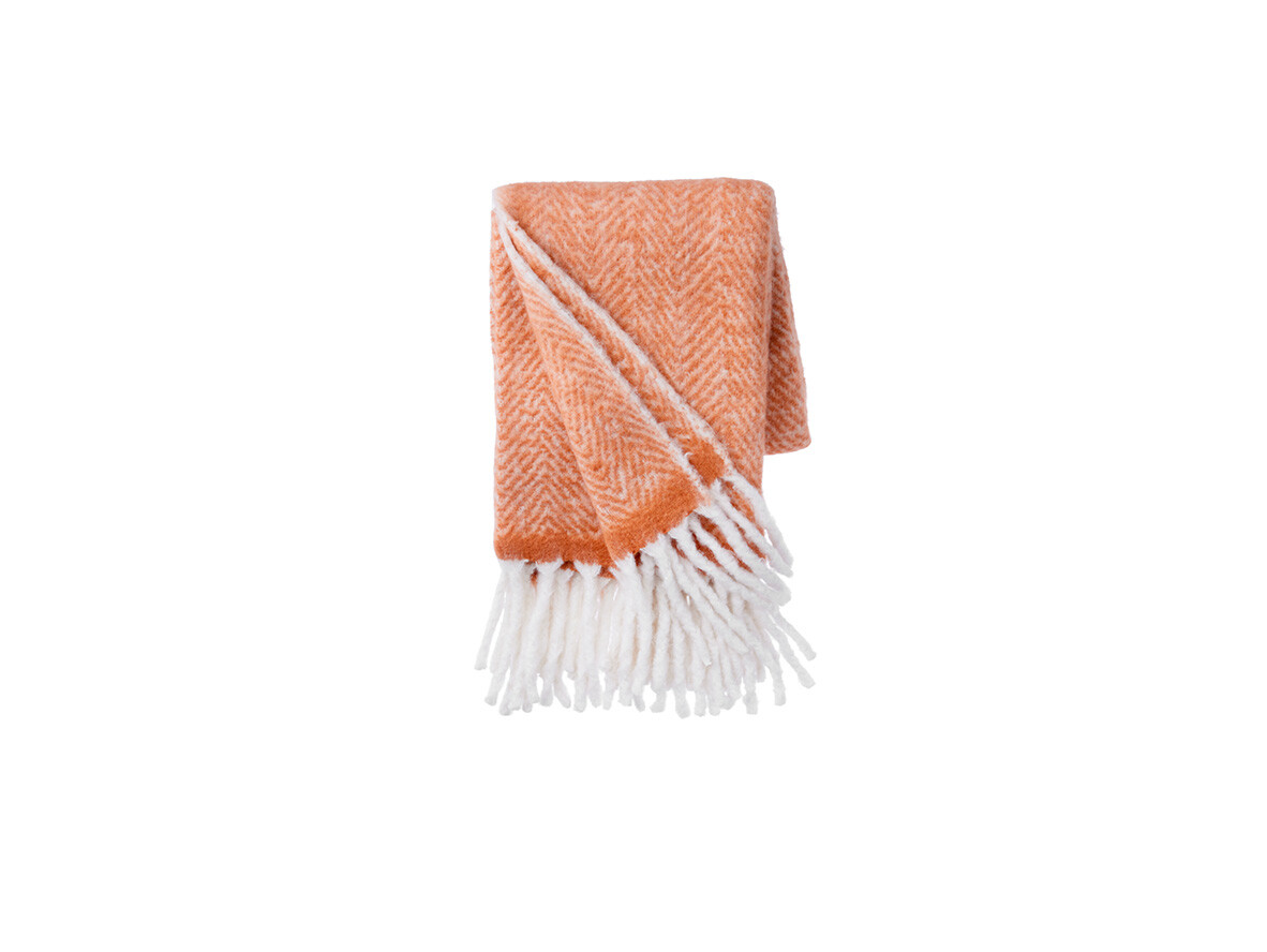 Cozy Living – Mathea Throw Herringbone Terracotta Cozy Living