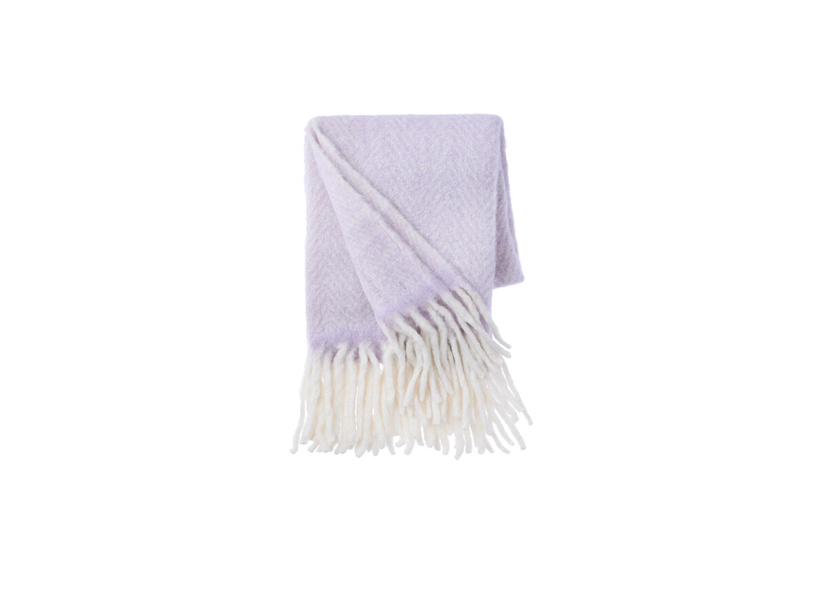 Cozy Living – Mathea Throw Herringbone Violet Cozy Living