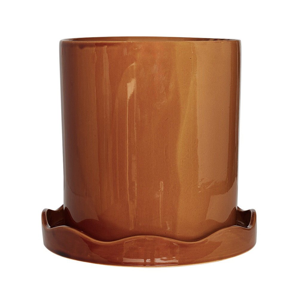 OYOY Living Design - Nami Pot w/Schotel Large Amber