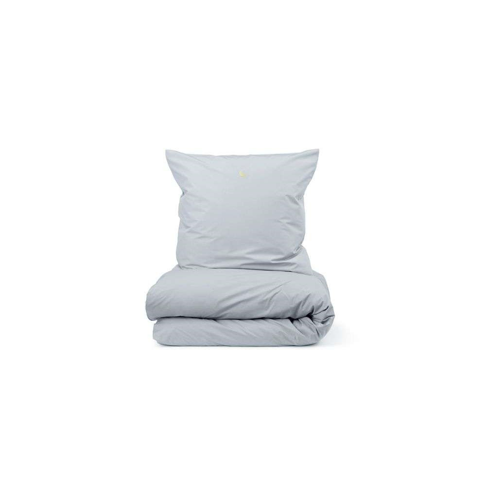 Normann Copenhagen – Snooze Bed Linen 140×220 Dreamy Moon Cloudy Grey Normann Copenhagen