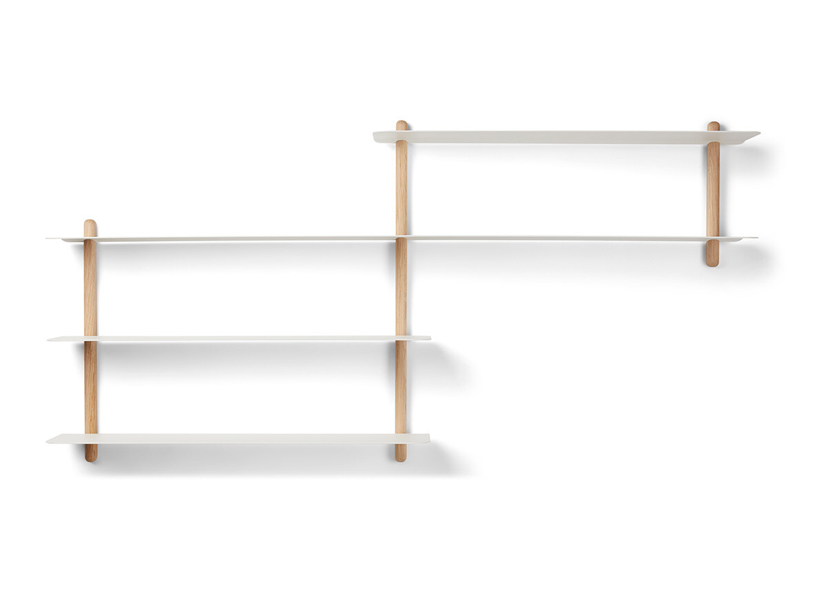 GEJST - Nivo Shelf B Licht Eik/Wit