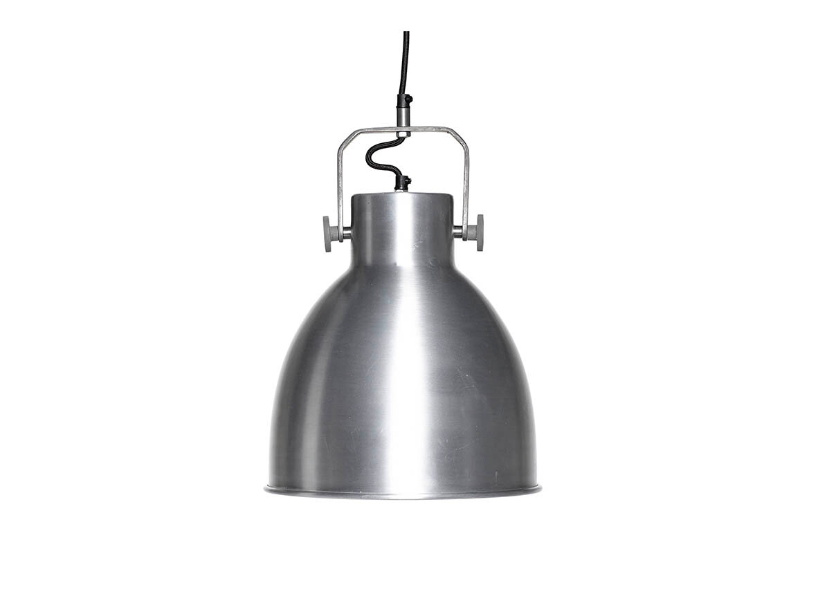 Hübsch - Clearly Plafondlamp Brushed Steel Hübsch
