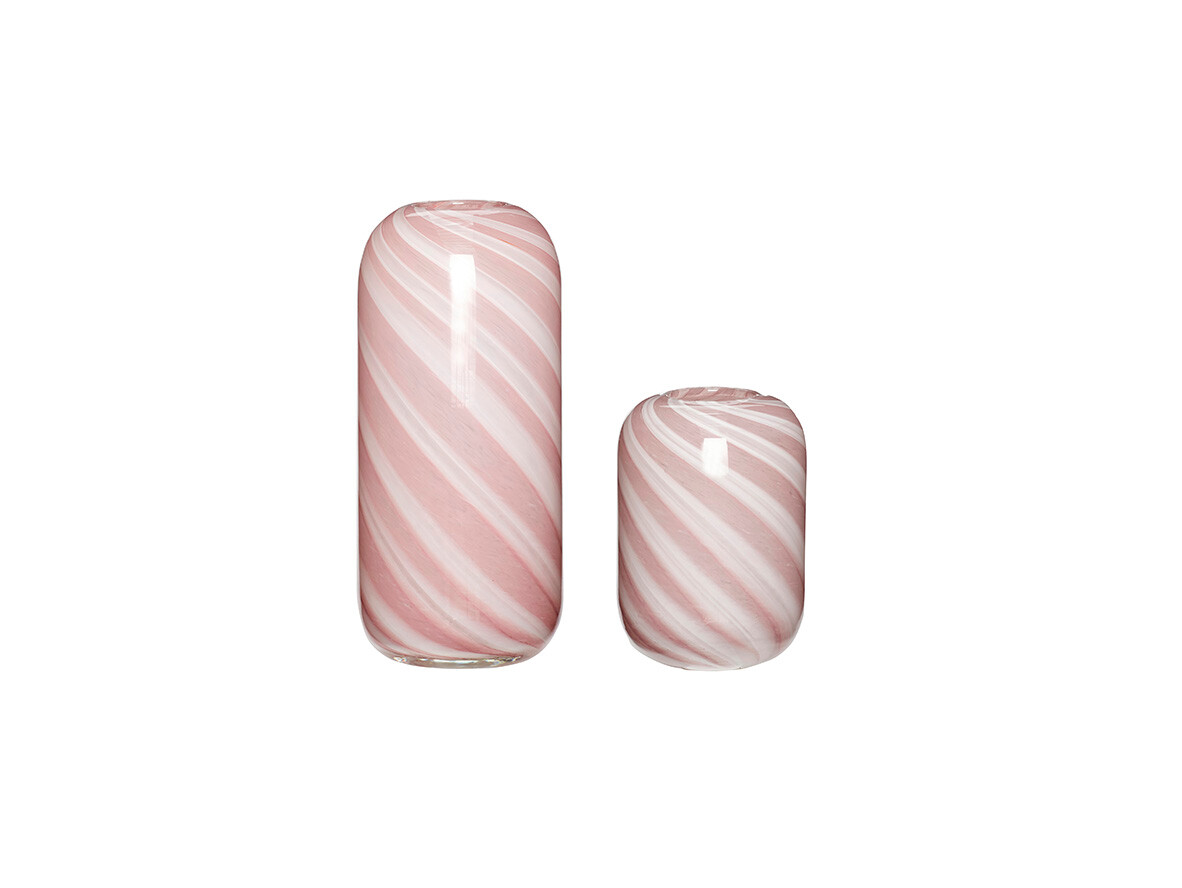 Hübsch – Candy Vases 2 pcs. Pink