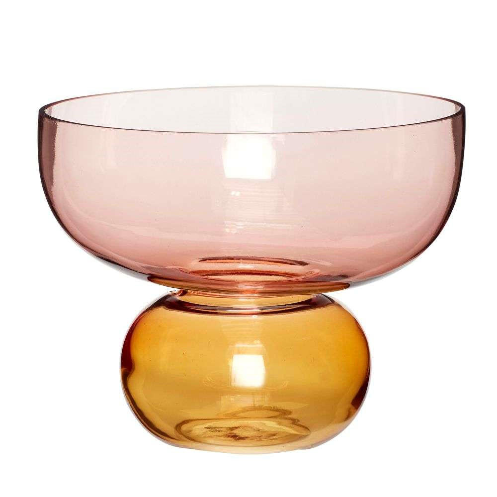 Hübsch – Show Vase Amber/Rose