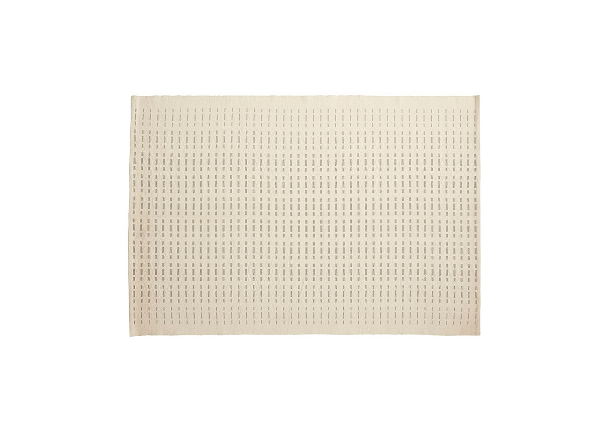 Hübsch – Pin Rug 120×180 Beige/Grey