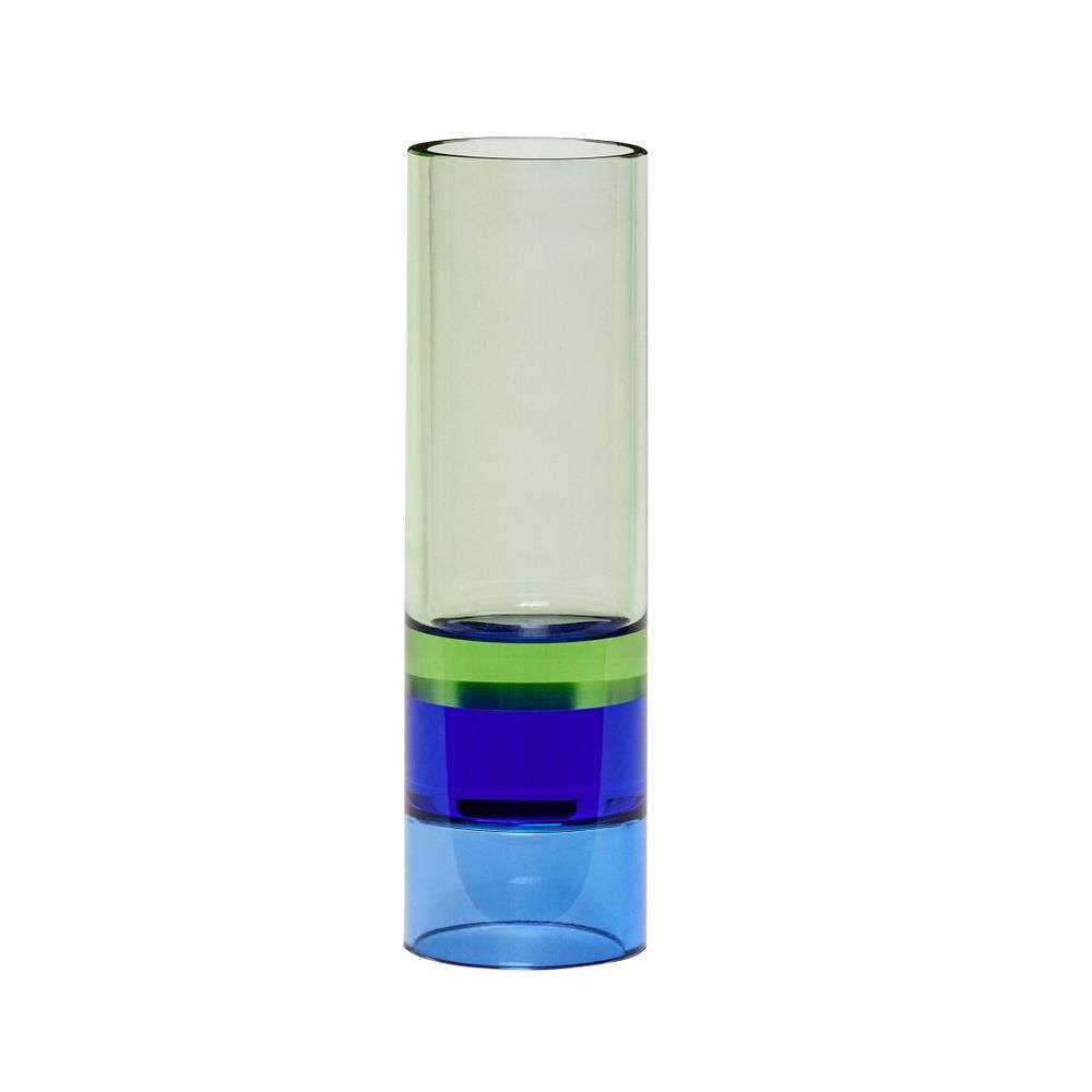 Hübsch – Astro Tealight Holder/Vase Green/Blue Hübsch