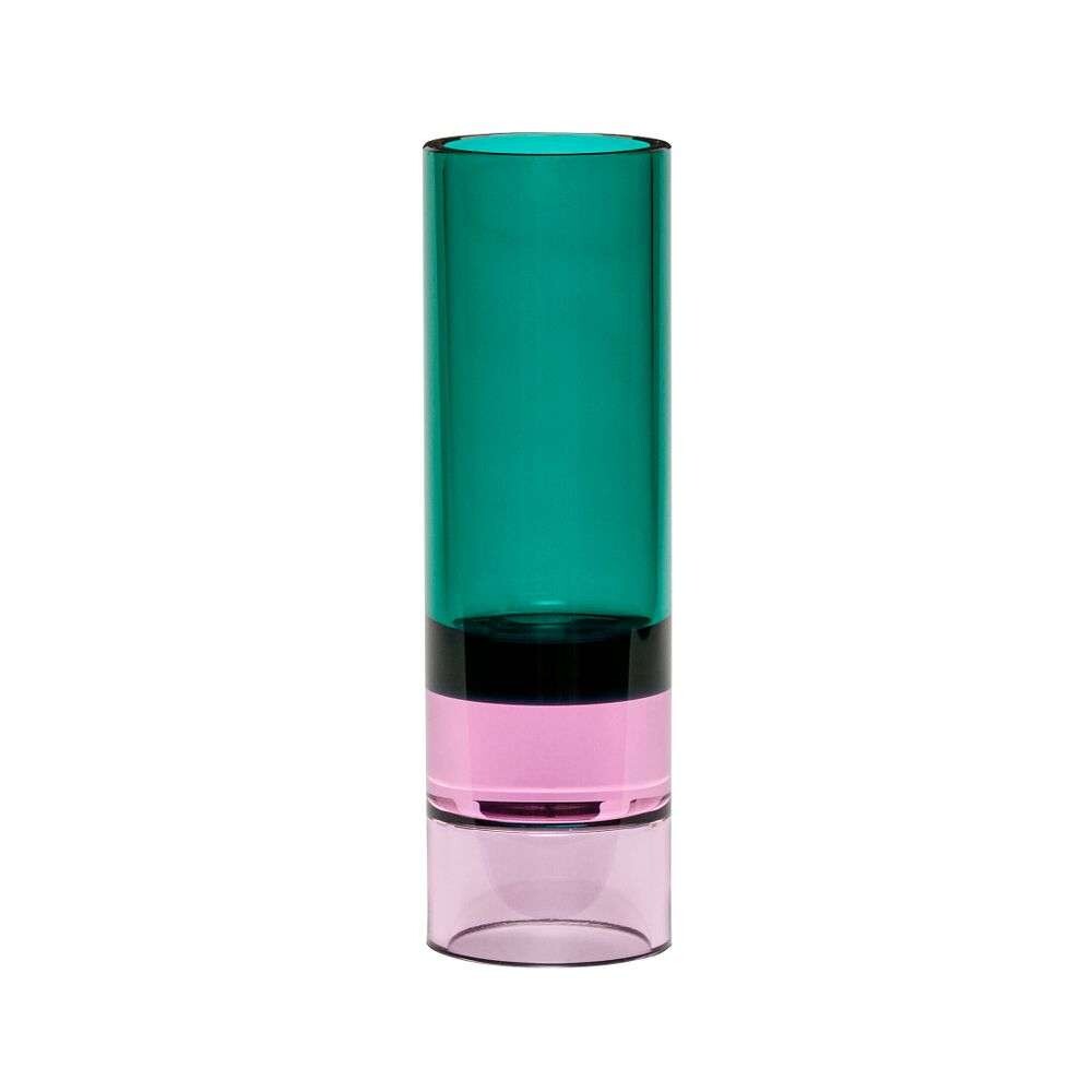 Hübsch – Astro Tealight Holder/Vase Green/Pink Hübsch