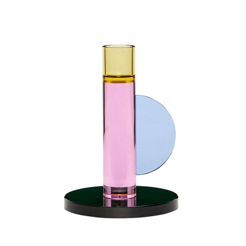 Hübsch – Astro Candlestick Pink Hübsch