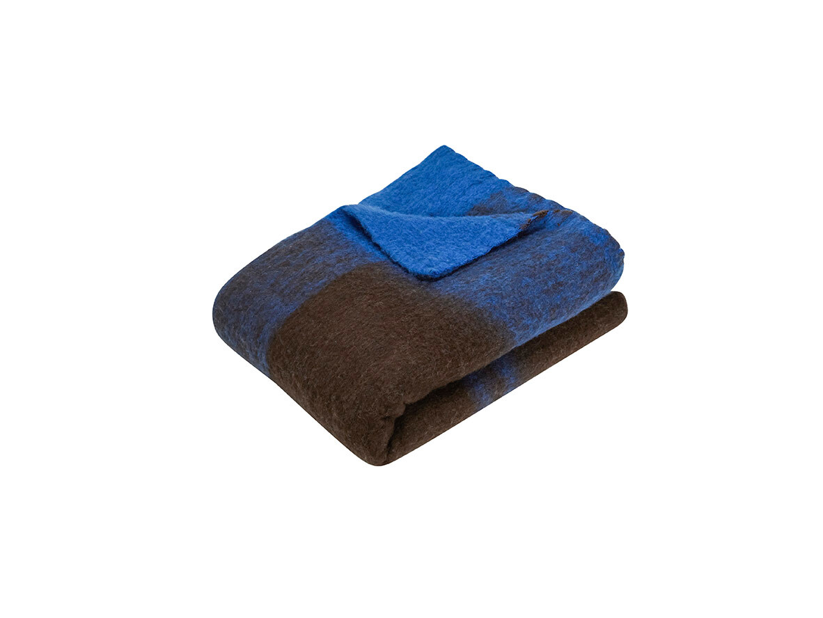 Hübsch – Inlet Blanket Brown/Blue