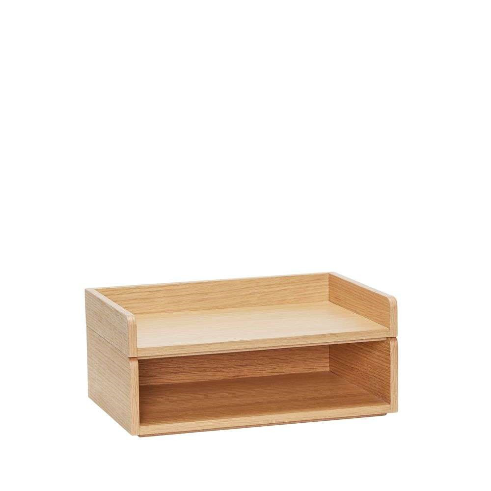 Hübsch – Afour Tray 2 pcs. Natural Hübsch