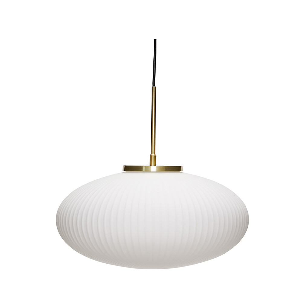 Hübsch - Serene Hanglamp Ellipse Wit