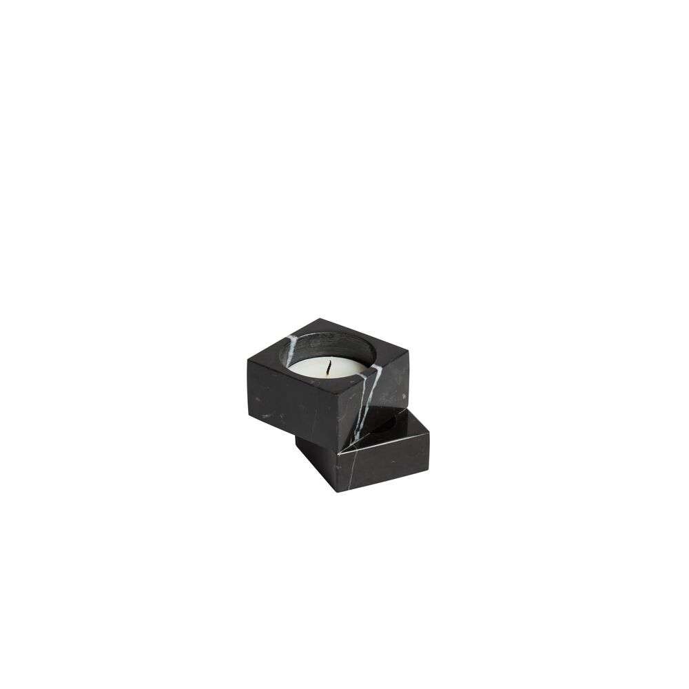 Woud – Jeu de dés 1 Candle Holder Black Marble Woud