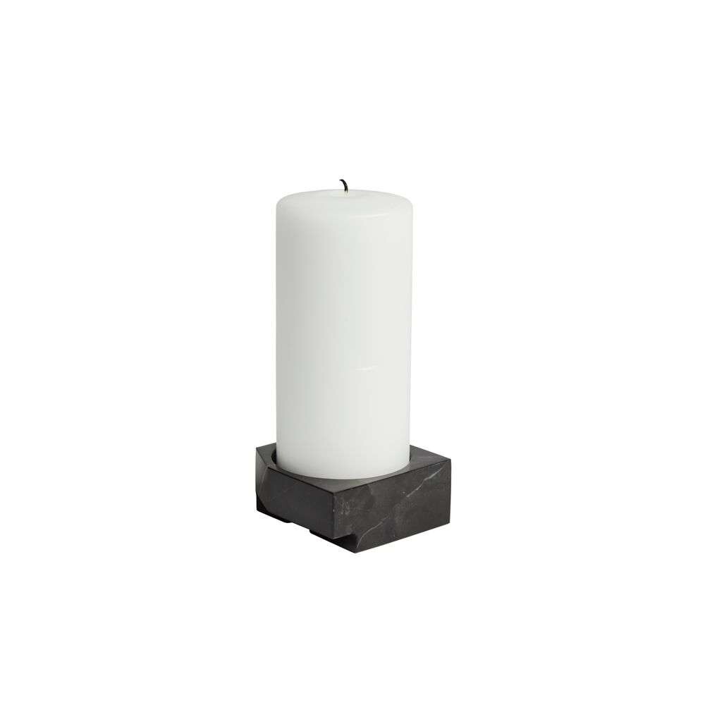 Woud – Jeu de dés 3 Candle Holder Black Marble