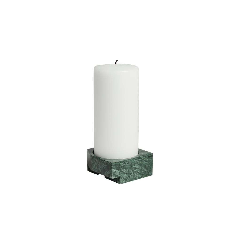 Woud – Jeu de dés 3 Candle Holder Green Marble