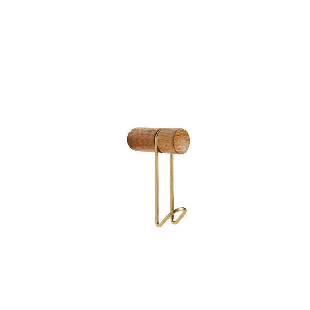 Woud – Around Wall Hanger Small Oak/Brass