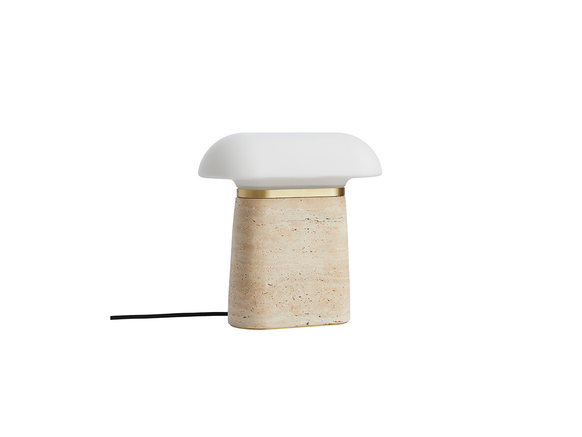 Woud - Nova Tafellamp Ivory Travertine/Opal