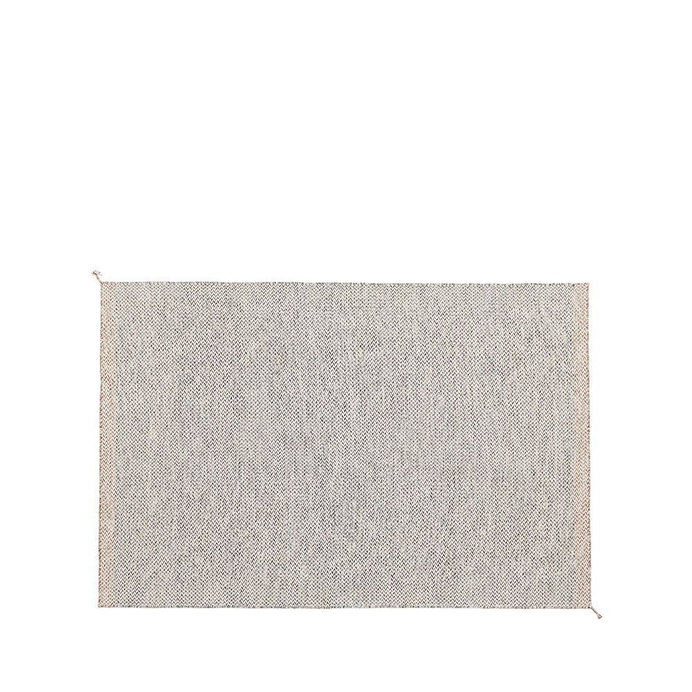 Muuto – Ply Matto rPET 240×170 Musta/Valkoinen