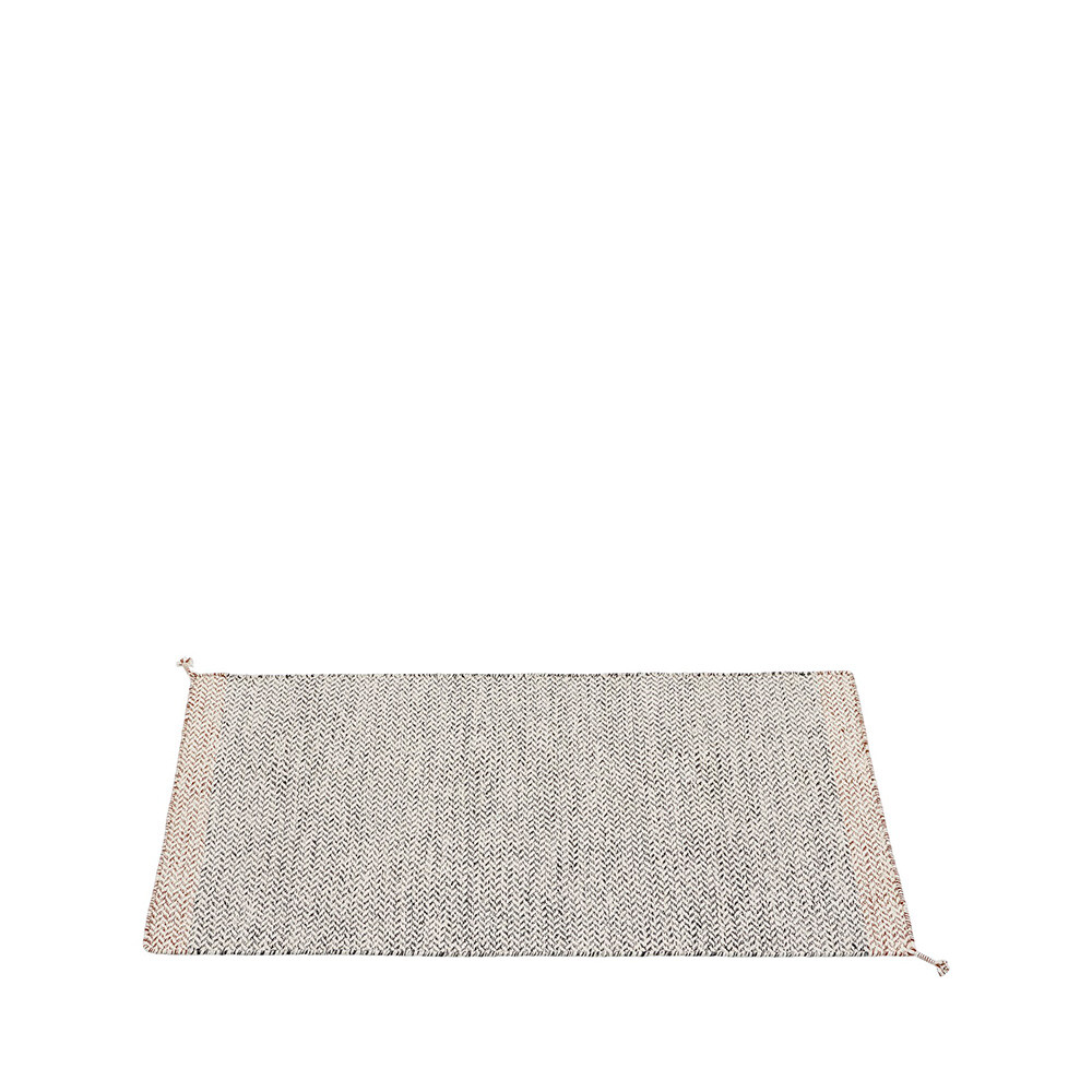 Muuto – Ply Matto rPET 140×85 Musta/Valkoinen