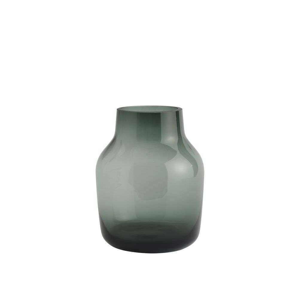 Muuto – Silent Vase Ø15 Dark Green Muuto