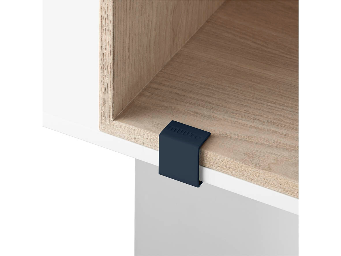 Muuto – Mini Stacked Storage System Clips set of 5 Midnight Blue