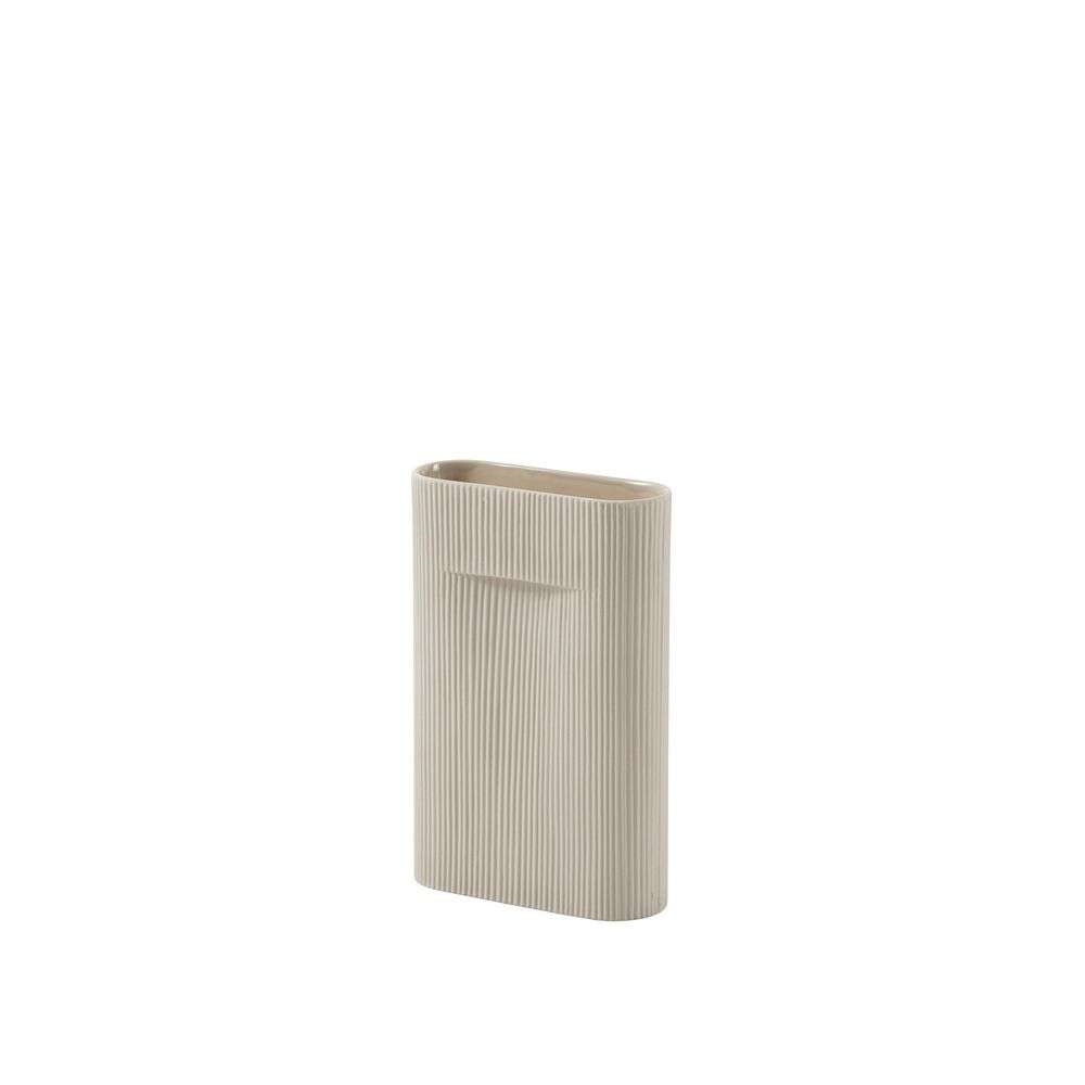 Muuto - Ridge Vase H35 Beige