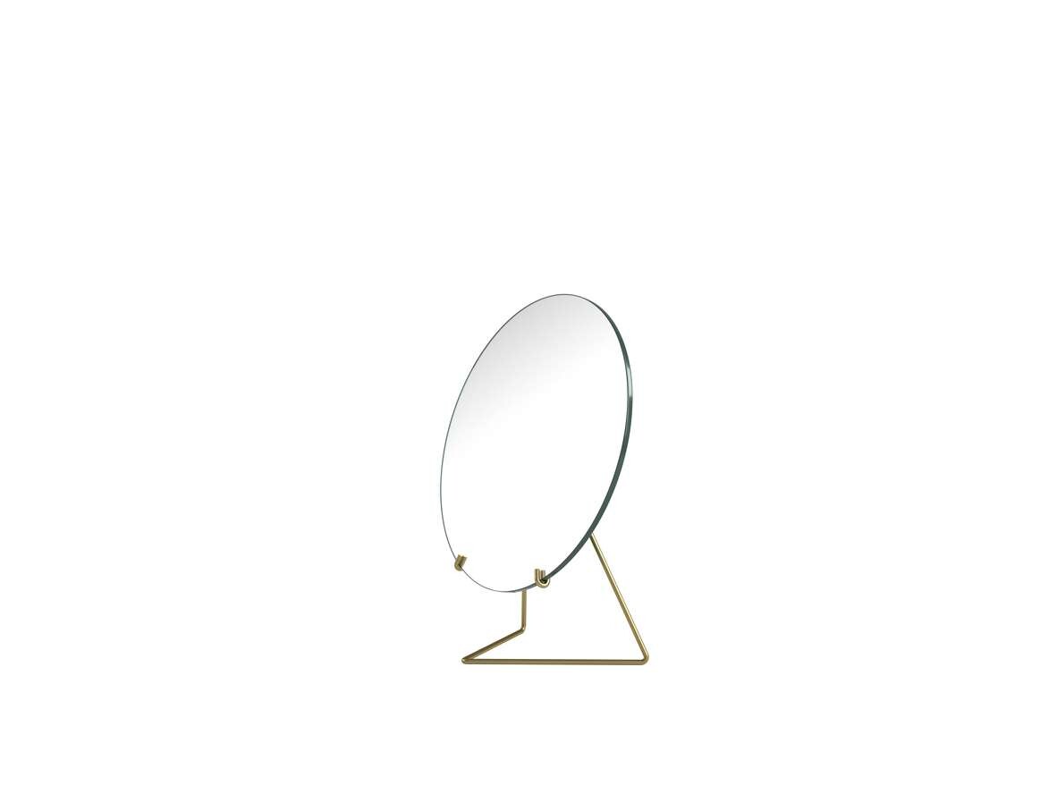 Moebe – Standing Mirror Ø20 Brass