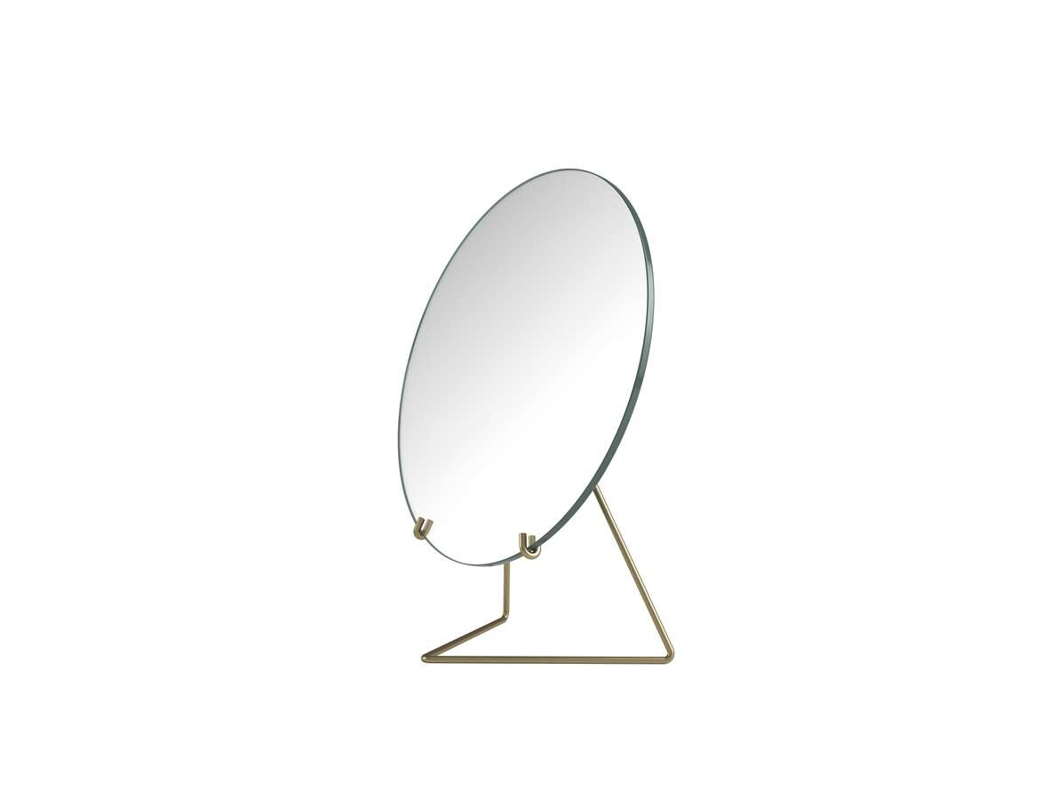 Moebe – Standing Mirror Ø30 Brass