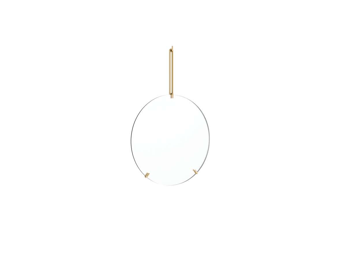 Moebe – Wall Mirror Ø30 Brass