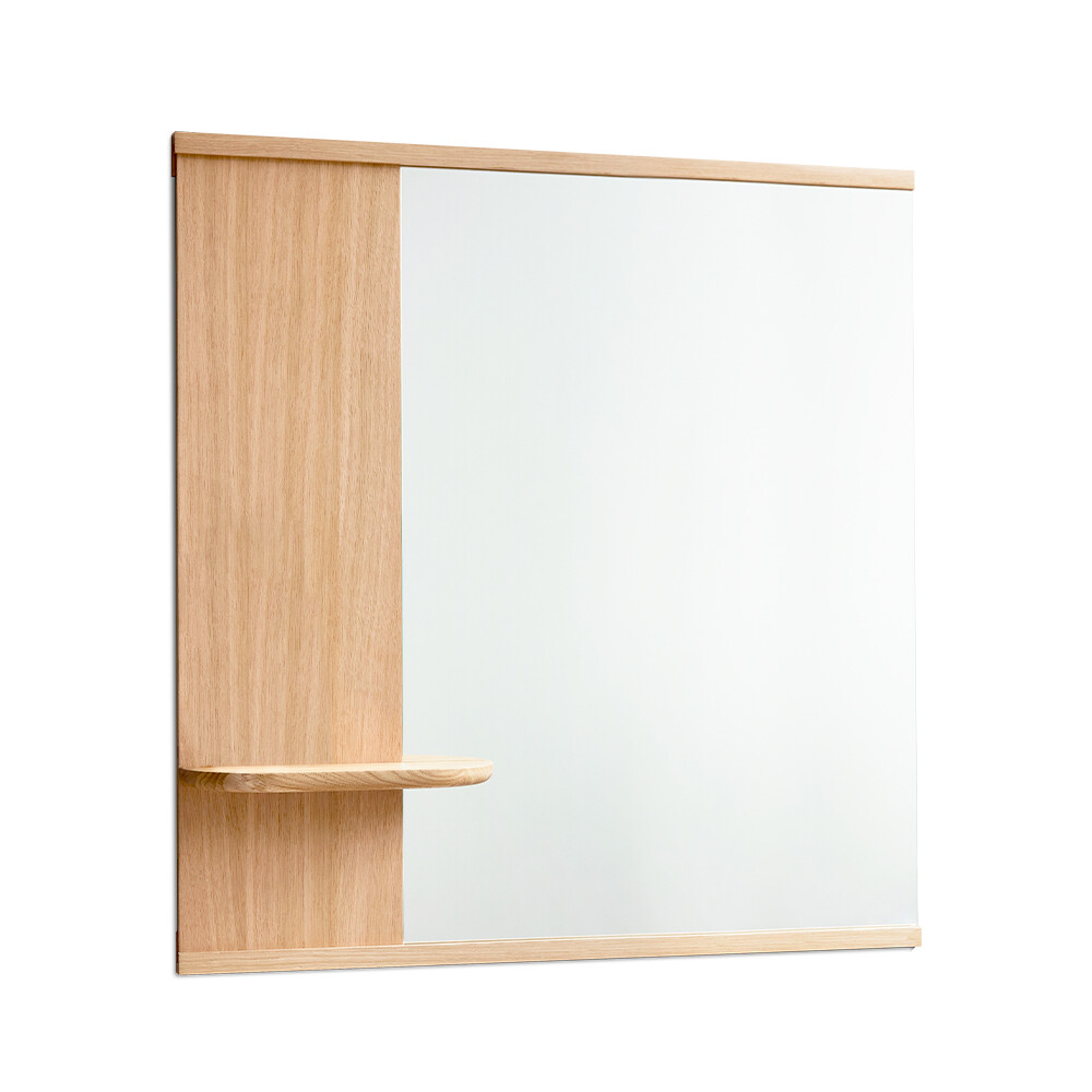 Moebe – Mirror With A Shelf Peili 70cm Tammi