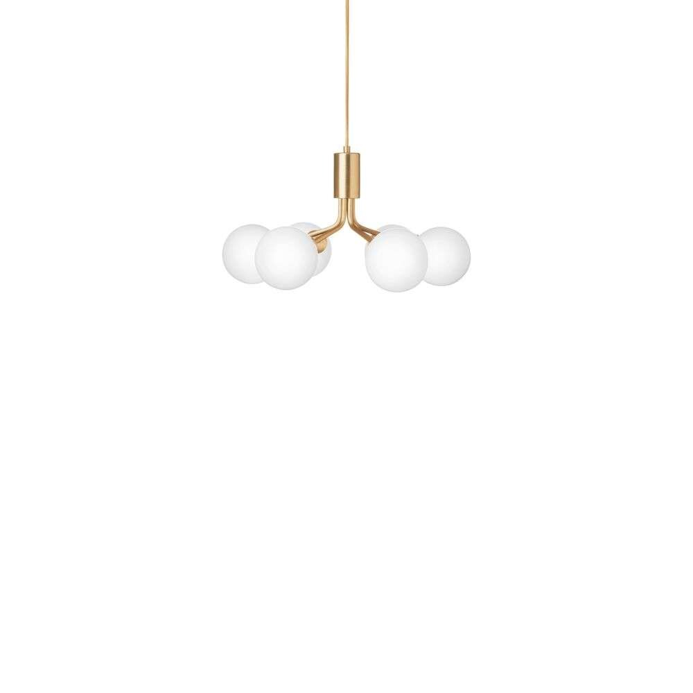 Nuura - Apiales 6 Hanglamp Brushed Brass/Opal