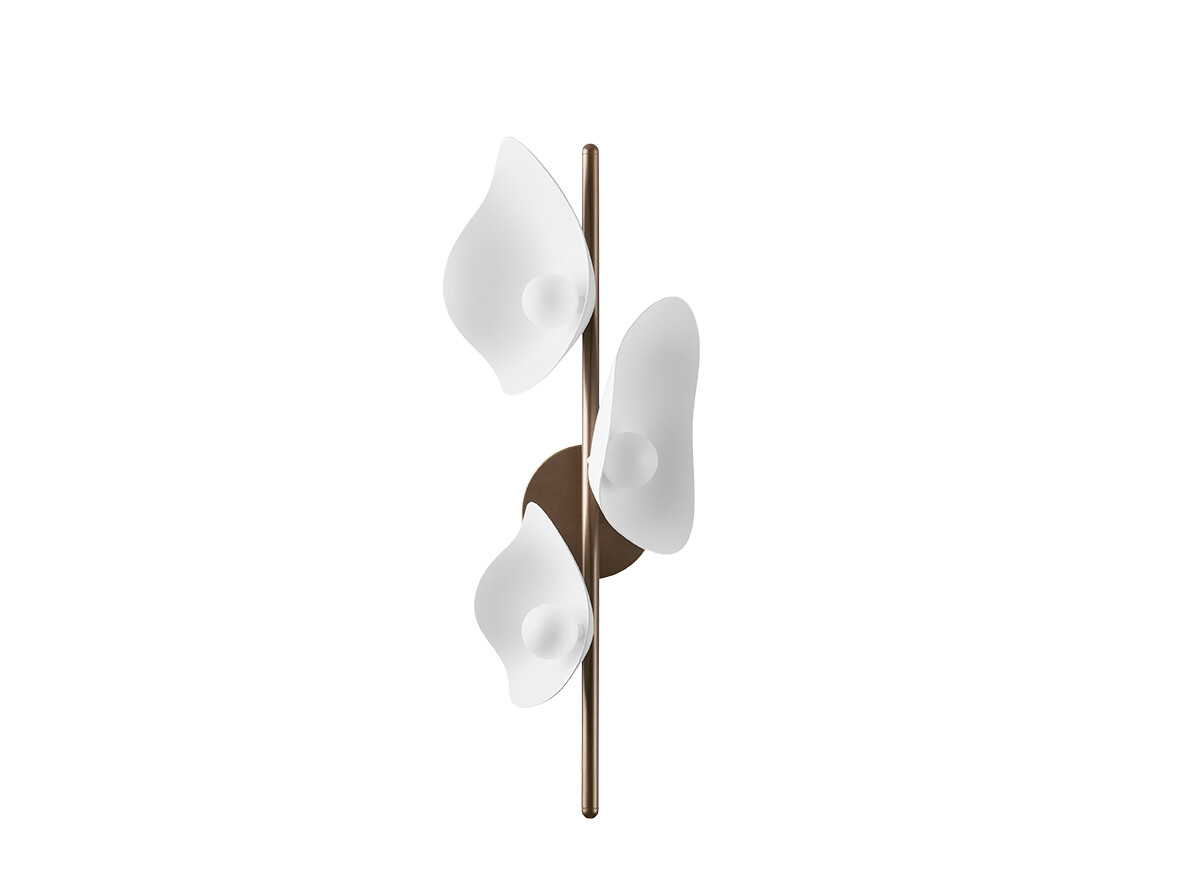 Nuura - Florii 3 Wandlamp Dark Bronze/White