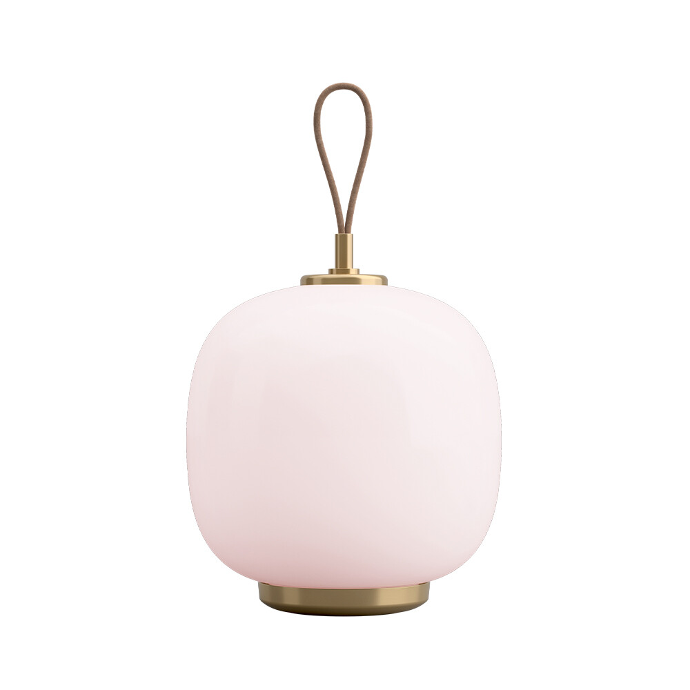 Louis Poulsen – VL45 Radiohus Portable Pöytävalaisin Brass/Glossy Pale Rose