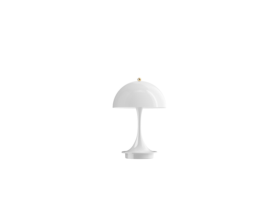 Louis Poulsen - Panthella 160 Portable Tafellamp Anniversary IP44 Brass/Opal White Louis Pouls