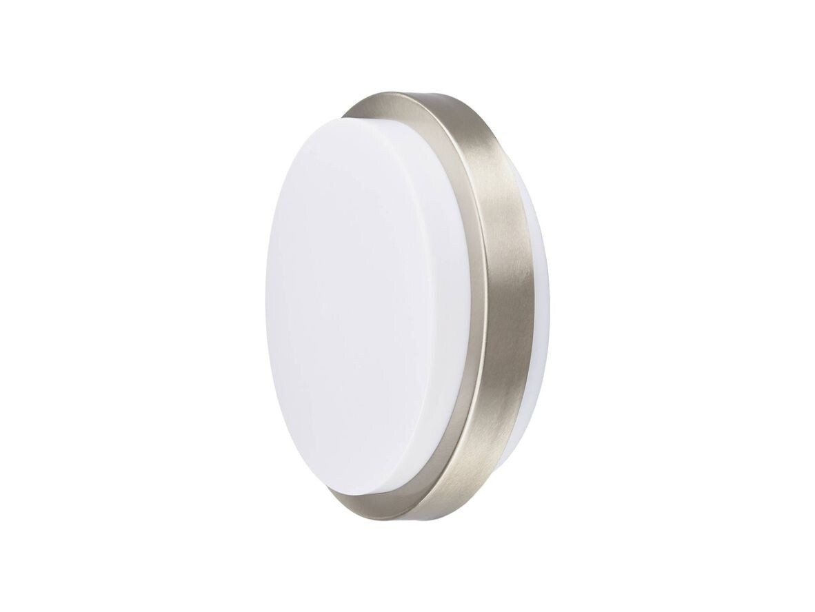 Lindby – Fero Round Ulko Seinävalaisin Stainless Steel