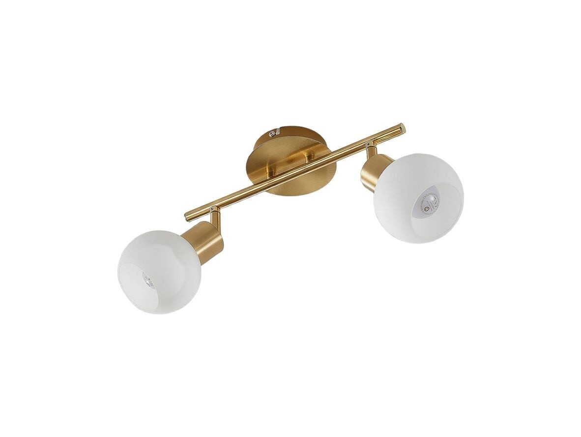 Lindby – Elaina 2 Kattovalaisin Brass/Opal